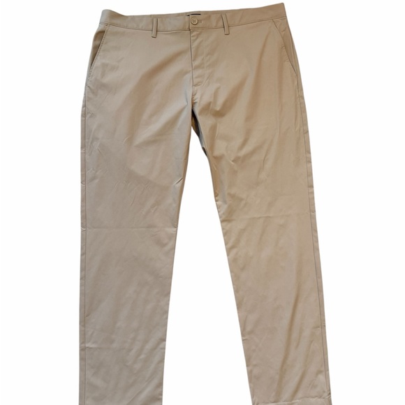 J.Crew Flex Slim Fit Pants Men's Chino Khaki Size 38X32 - Picture 2 of 7